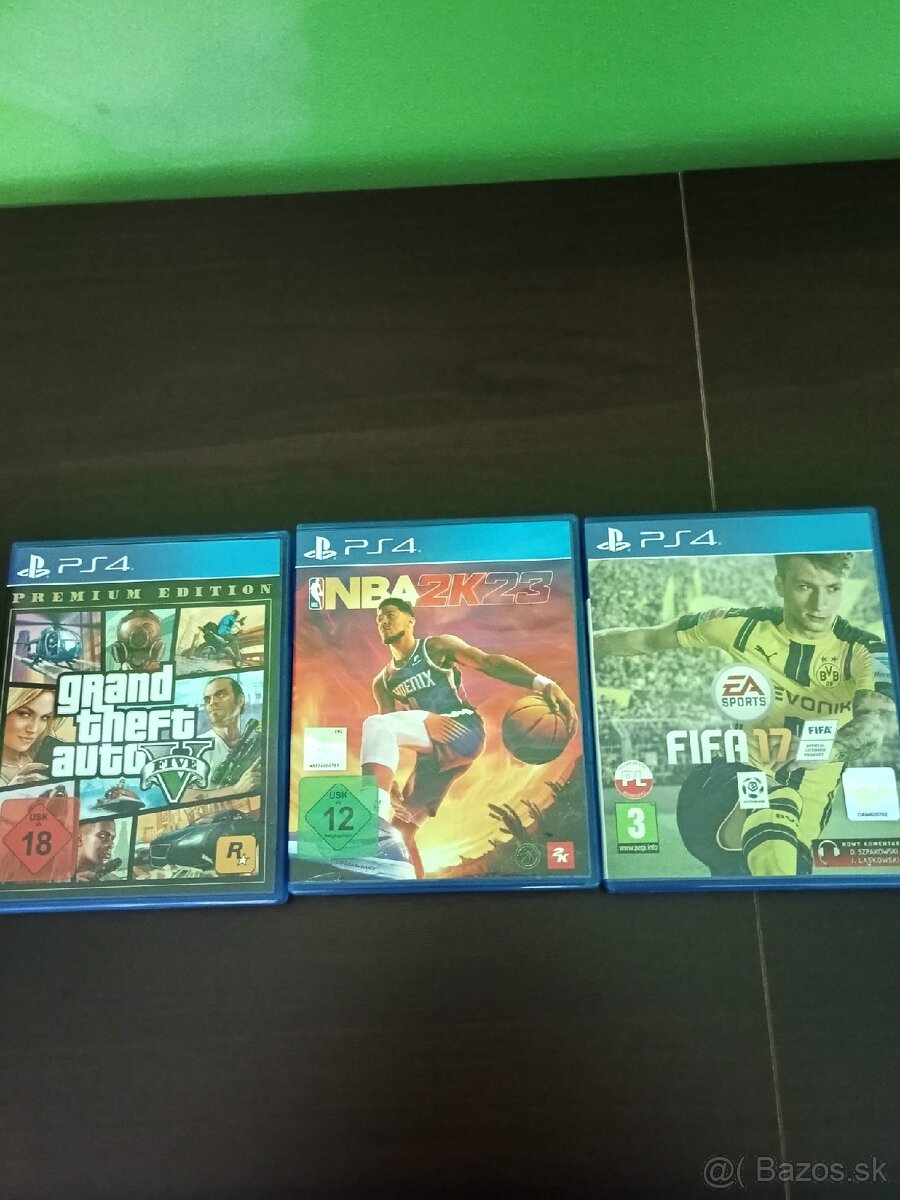 Predám tieto hry na PS4