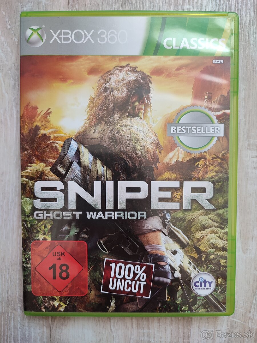 Predám hru Sniper Ghost Warrior - XBOX 360