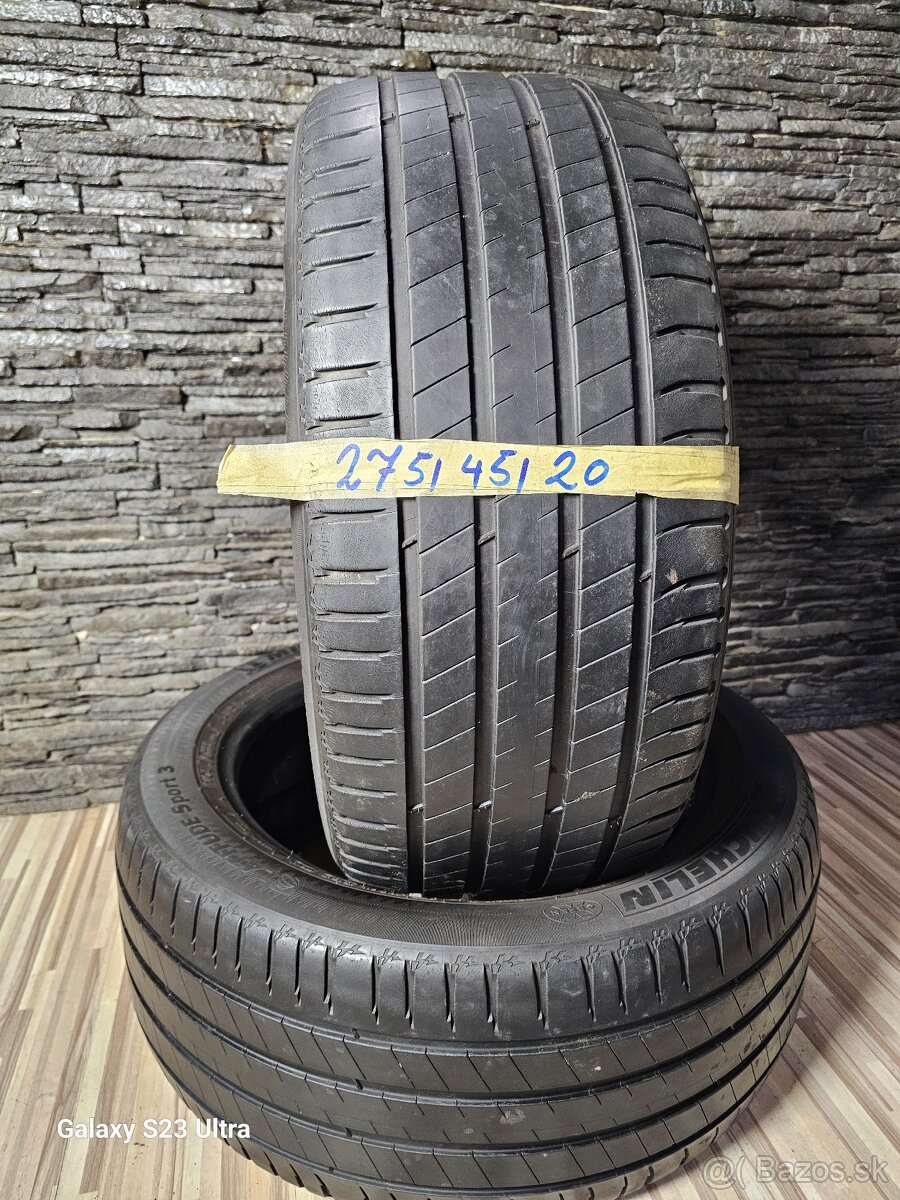 275/45/R20 Michelin LATITUDE Sport 2 2018