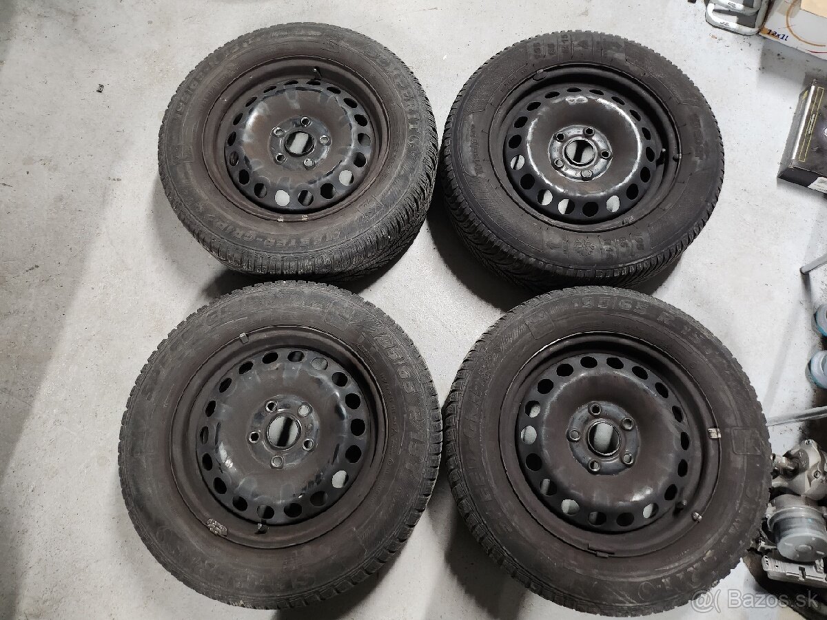 4x plechové disky 5x112 R15