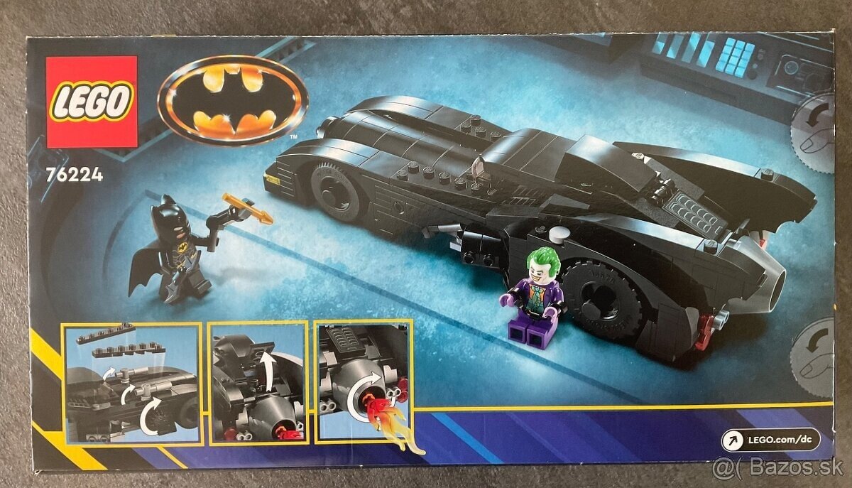 LEGO DC Batman 76224 Batman vs. Joker: Naháňačka v Batmobile