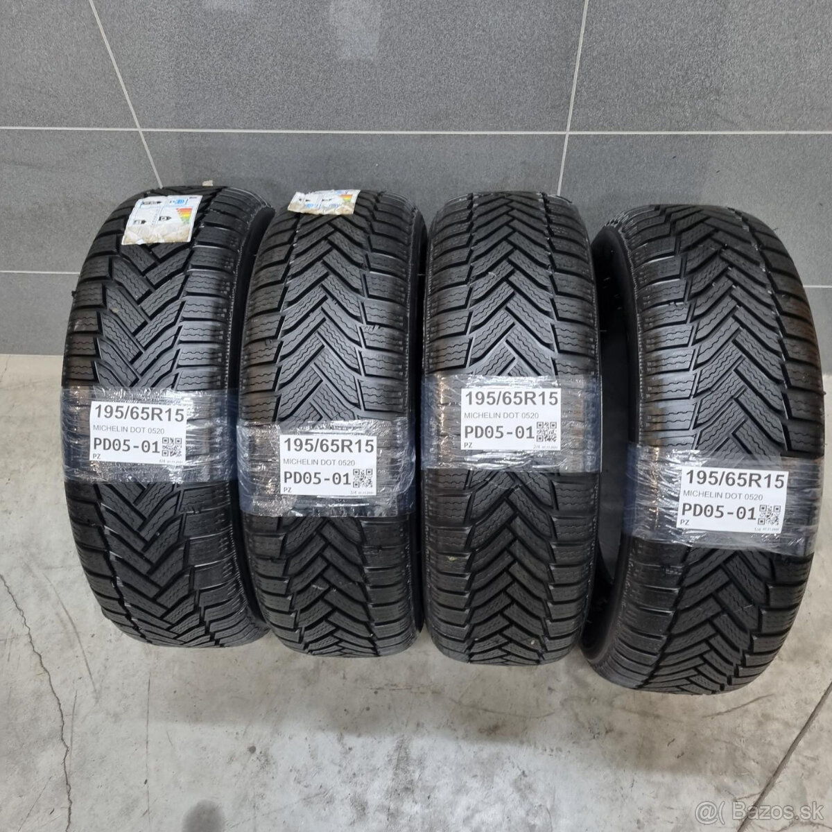 Zimné pneumatiky 195/65 R15 MICHELIN DOT0520