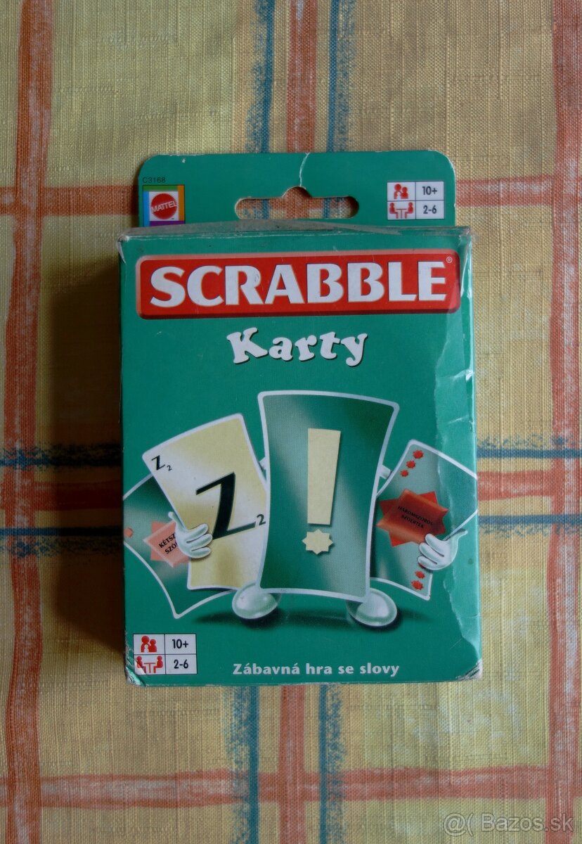 Karty Scrabble