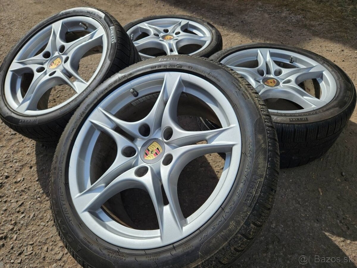 R18" Porsche 5x130 2x 8jx18 et57 a 2x 9jx18 et34