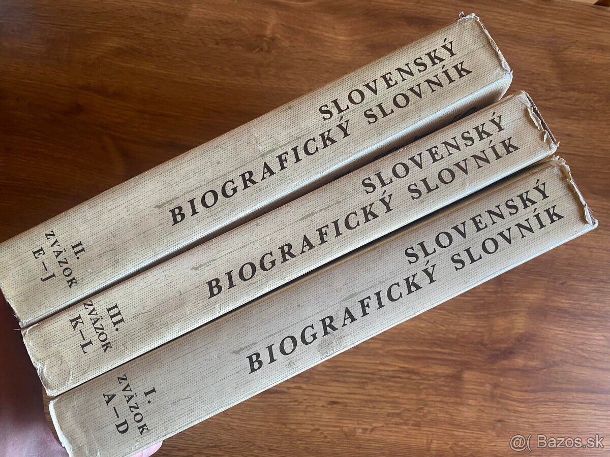 Slovenský biografický slovník I., II., III.