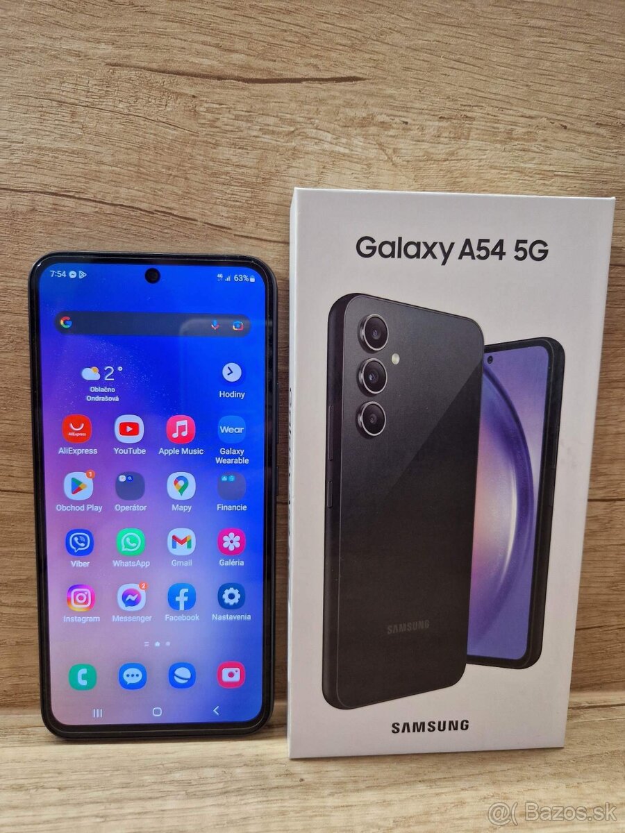 Samsung Galaxy A54 5G, 256gb, graphite, PREDÁM - VYMENÍM