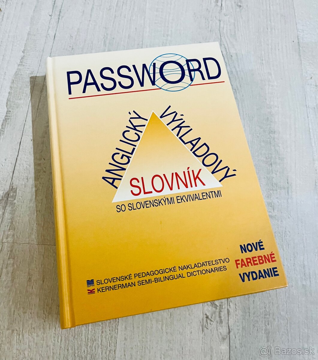 Password - Anglický výkladový slovník