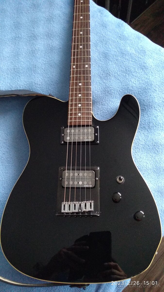 Predám el.gitaru Schecter PT- Black