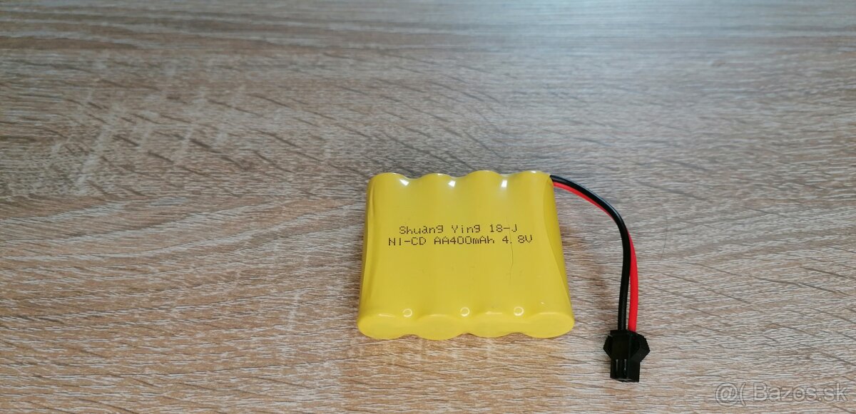 VÁNOČNÍ AKCE akumulátor Ni-cd 4.8V, 400 mAh, JST