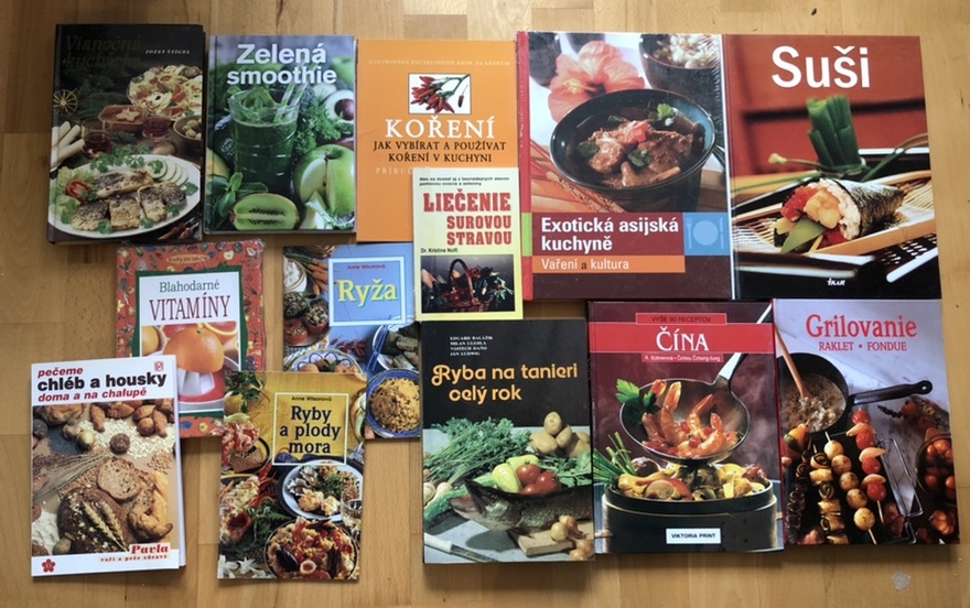 Kuchárske knihy a knihy o jedle
