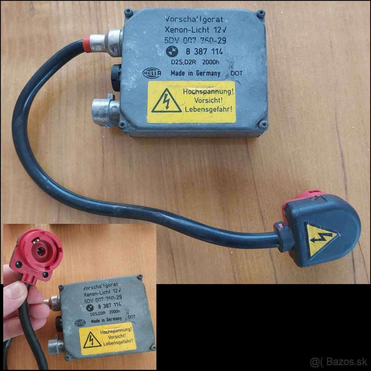 RJ/štartér xenónu Hella D2S/R, OEM