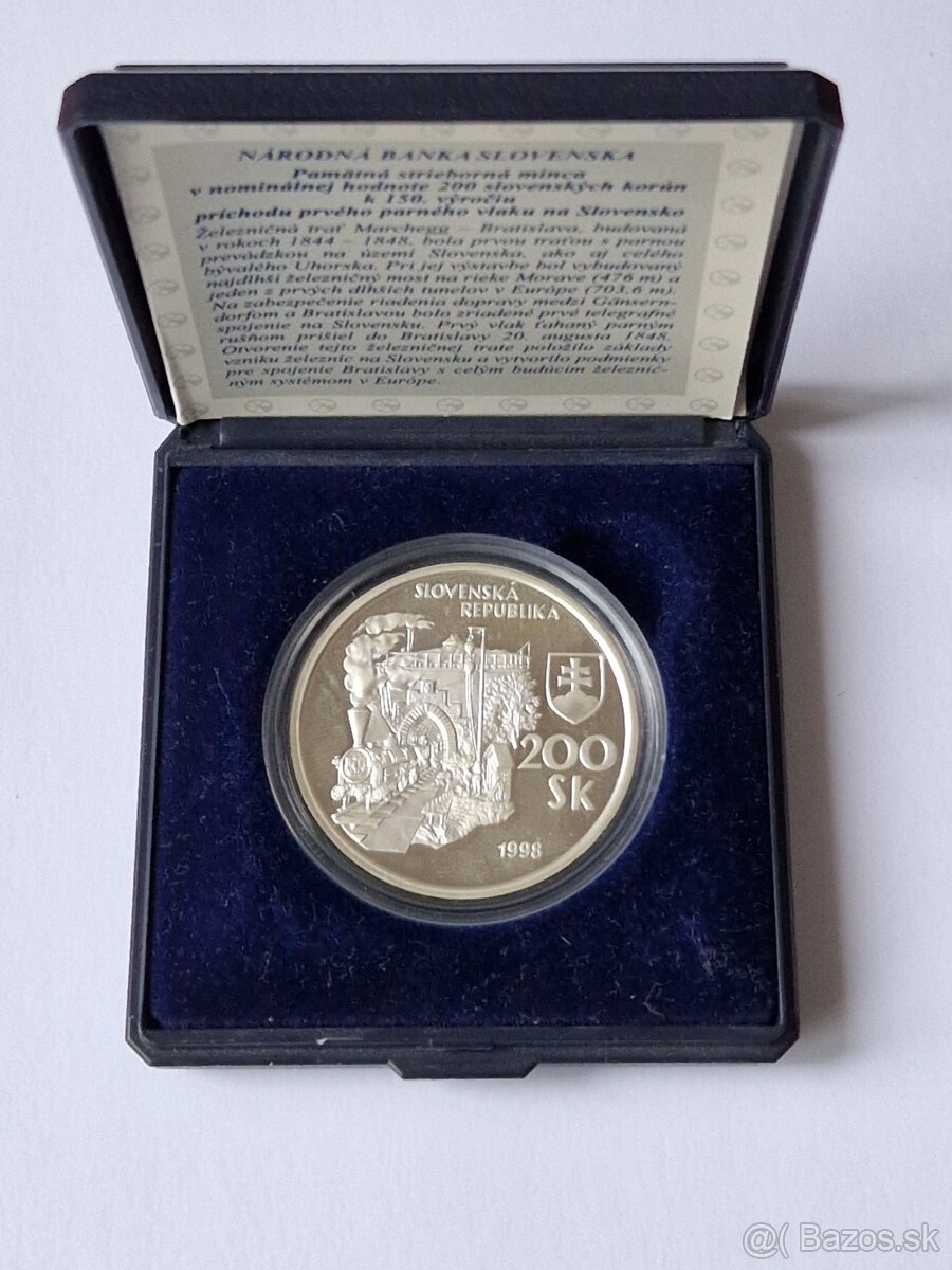 200 Sk (1998) Prvý parný vlak na Slovensku, proof