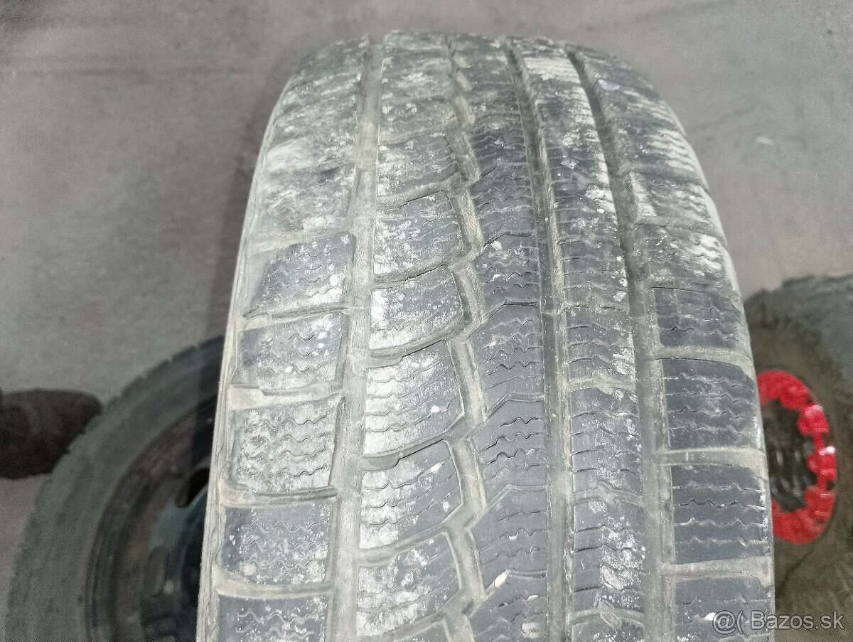 Predám 2x zimné pneu 195/55r15 na diskoch 5x100