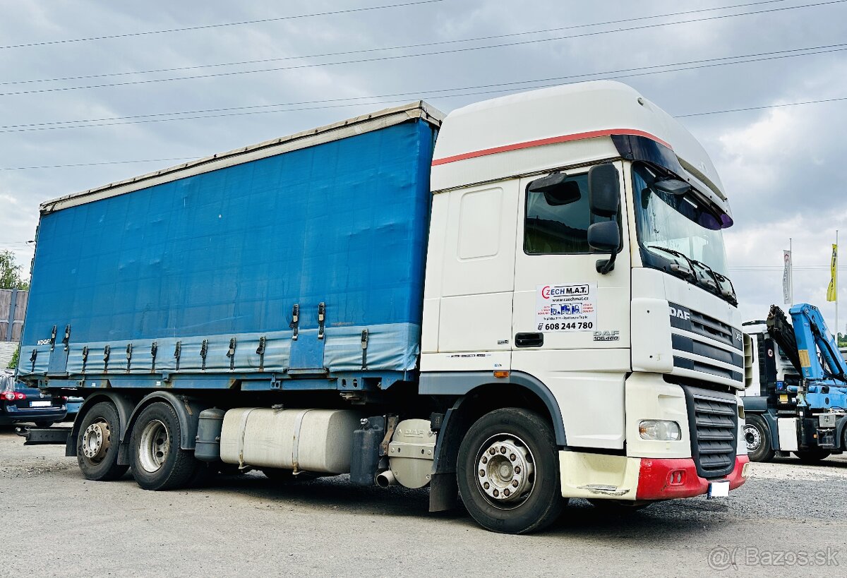 EUR5 DAF 6x2 BDF 7.2m retarder automat nosič shrnovačka