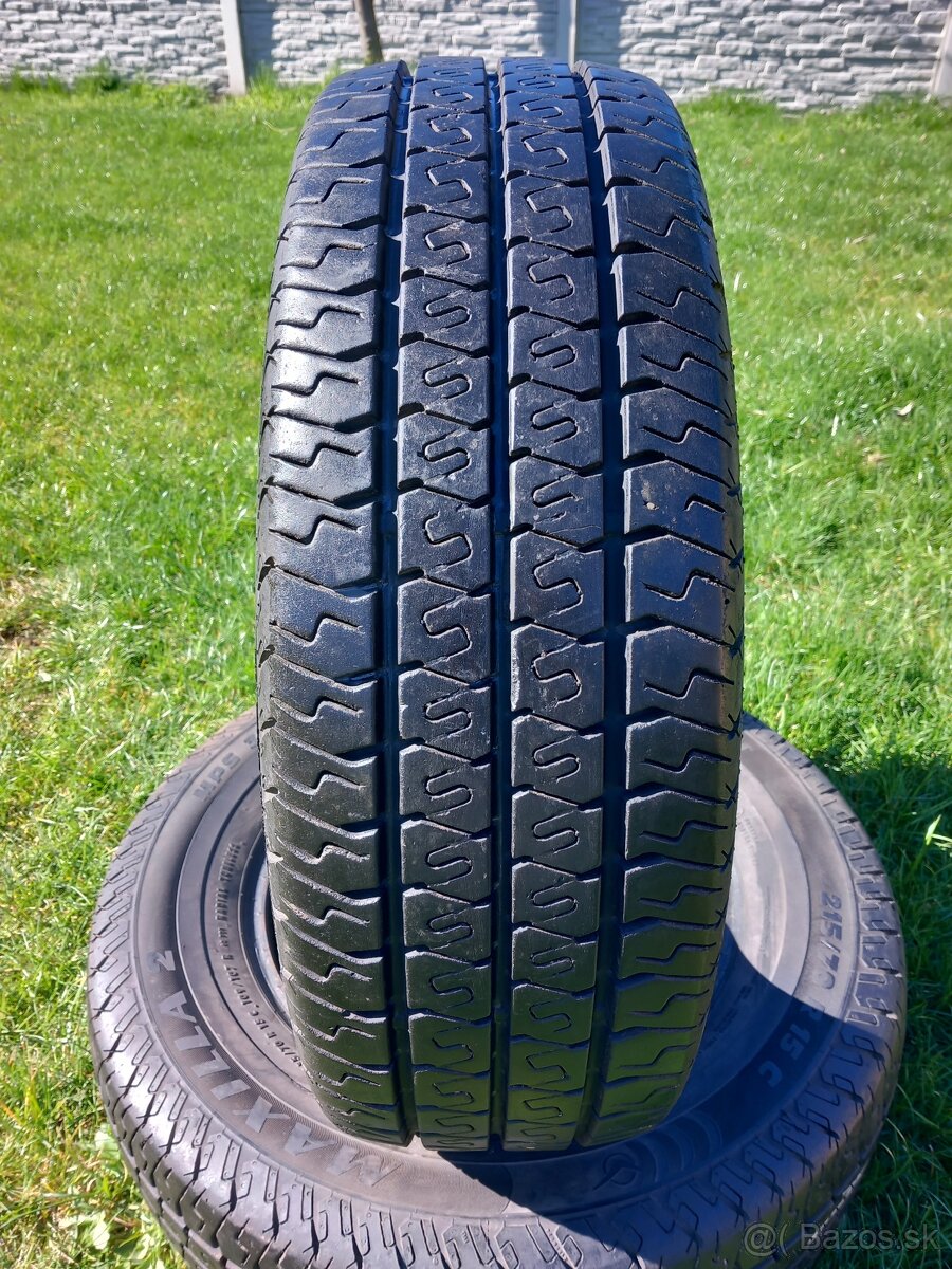 215/70 r15C letne pneumatiky 2 kusy