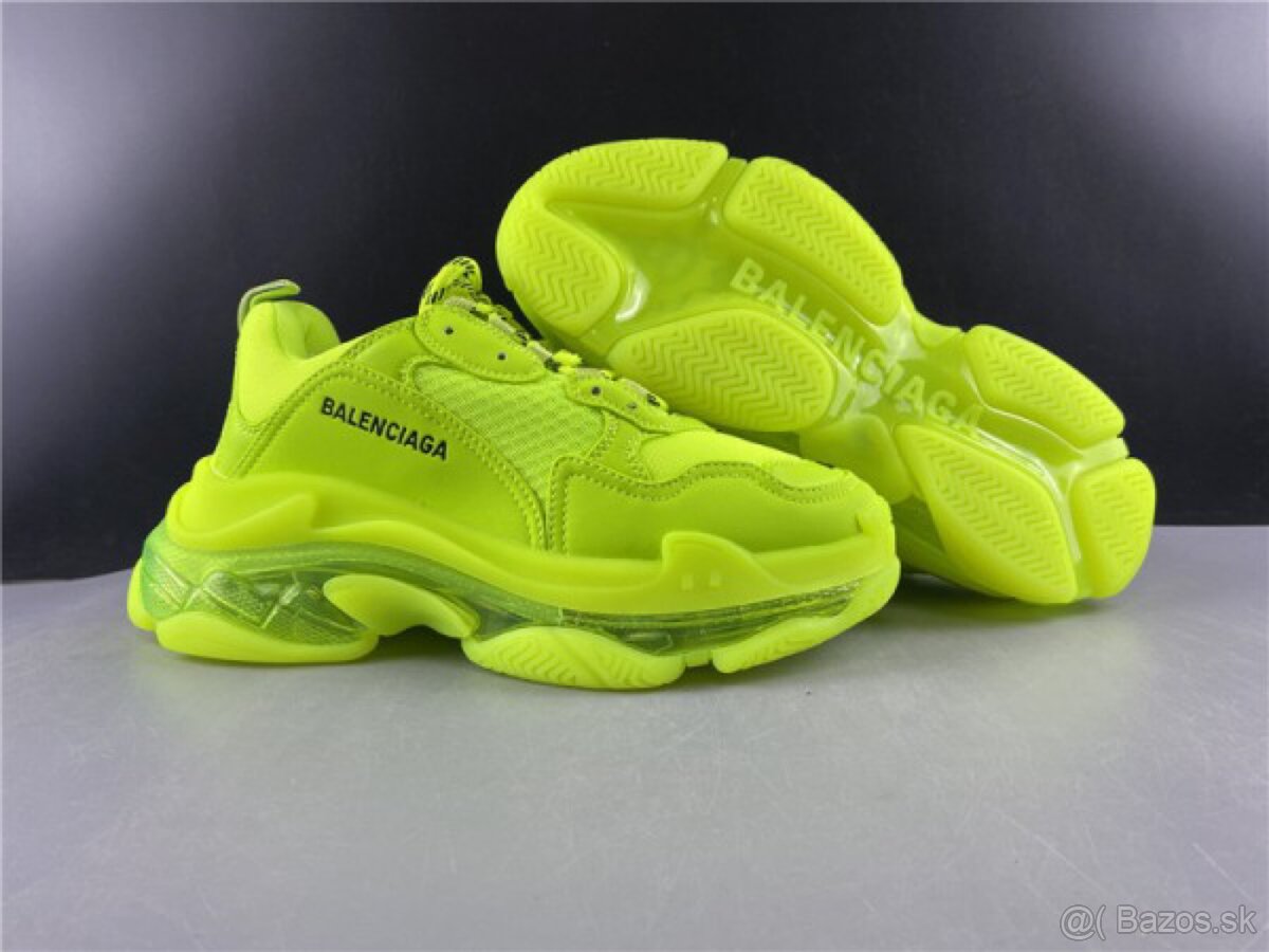 Balenciaga Triple S Clear Sole Fluo Yellow