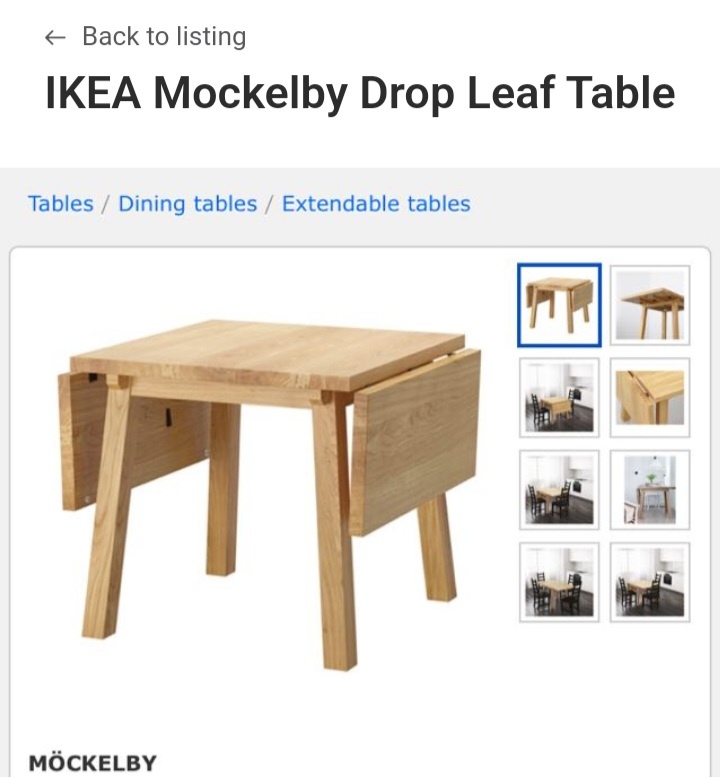 Jedálenský stôl Ikea