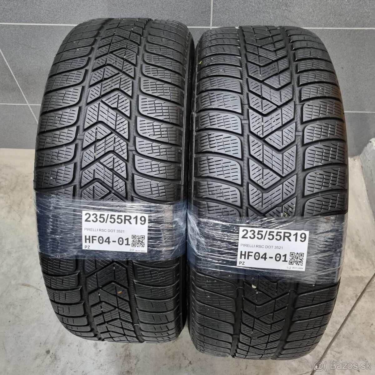 Zimné pneumatiky 235/55 R19 PIRELLI RSC DOT3521