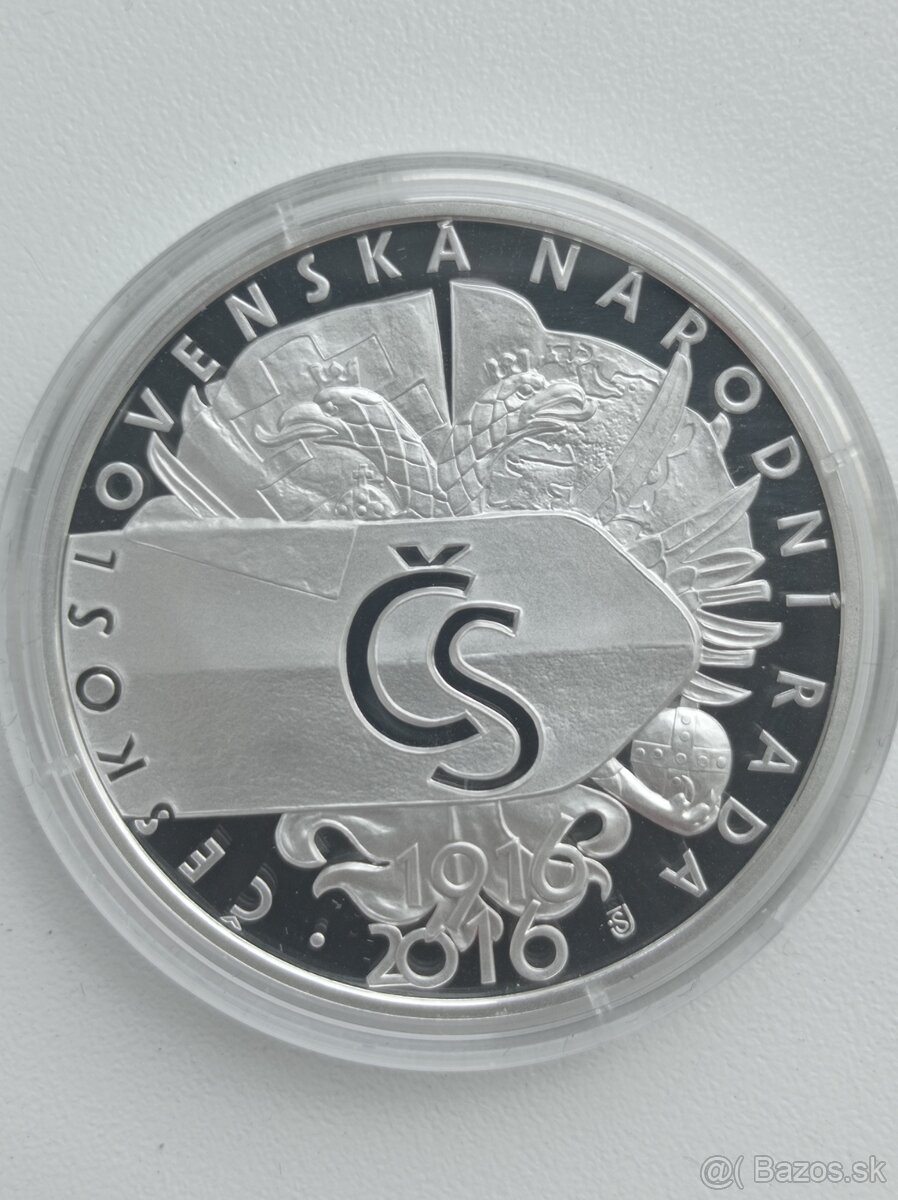 500 kč - 2016 - Československa národná rada PROOF