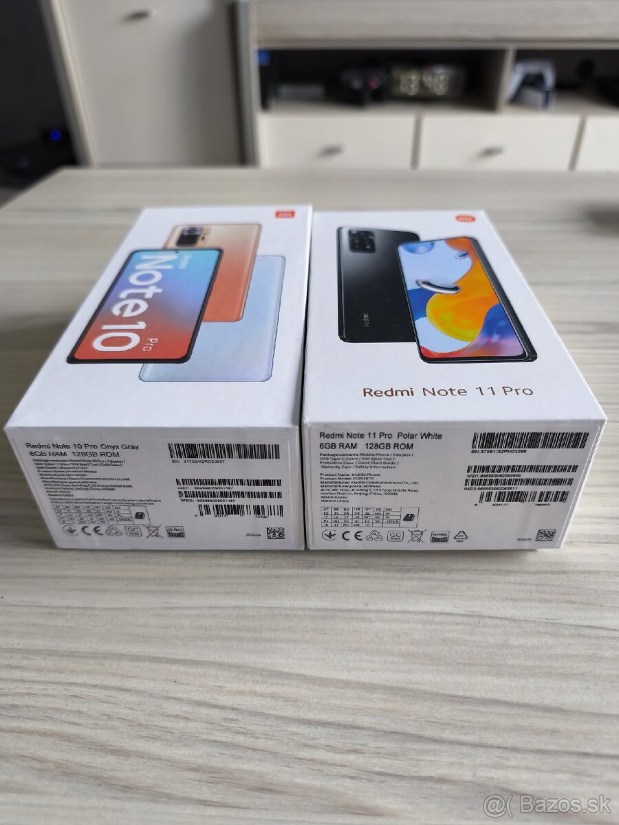 2 x Xiaomi Redmi Note 10 Pro a 11 Pro