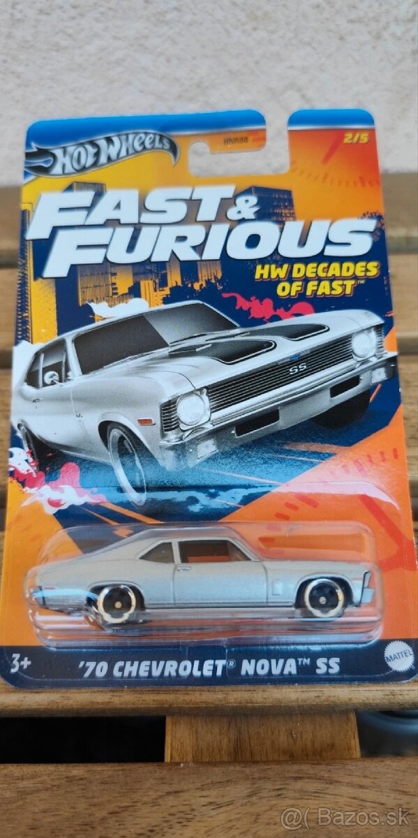 Hot Wheels Chevrolet Nova rychlo a zbesilo