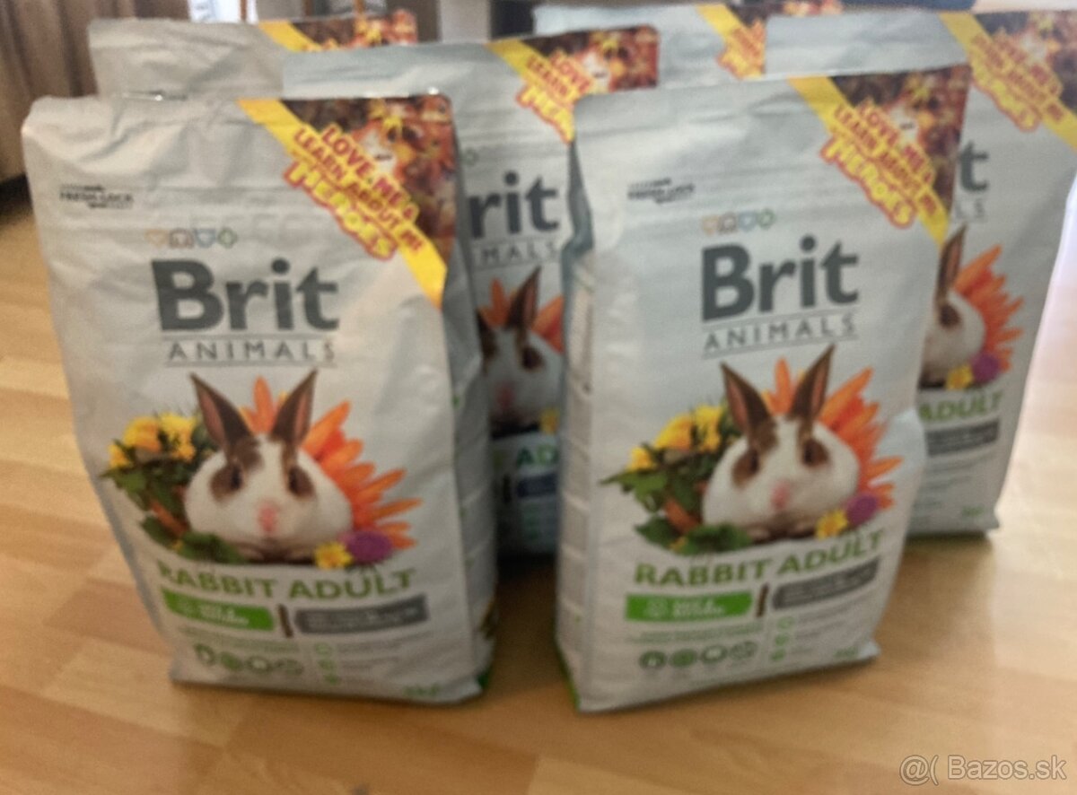 BRIT ADULT RABBIT KRMIVO + PODSTIELKA