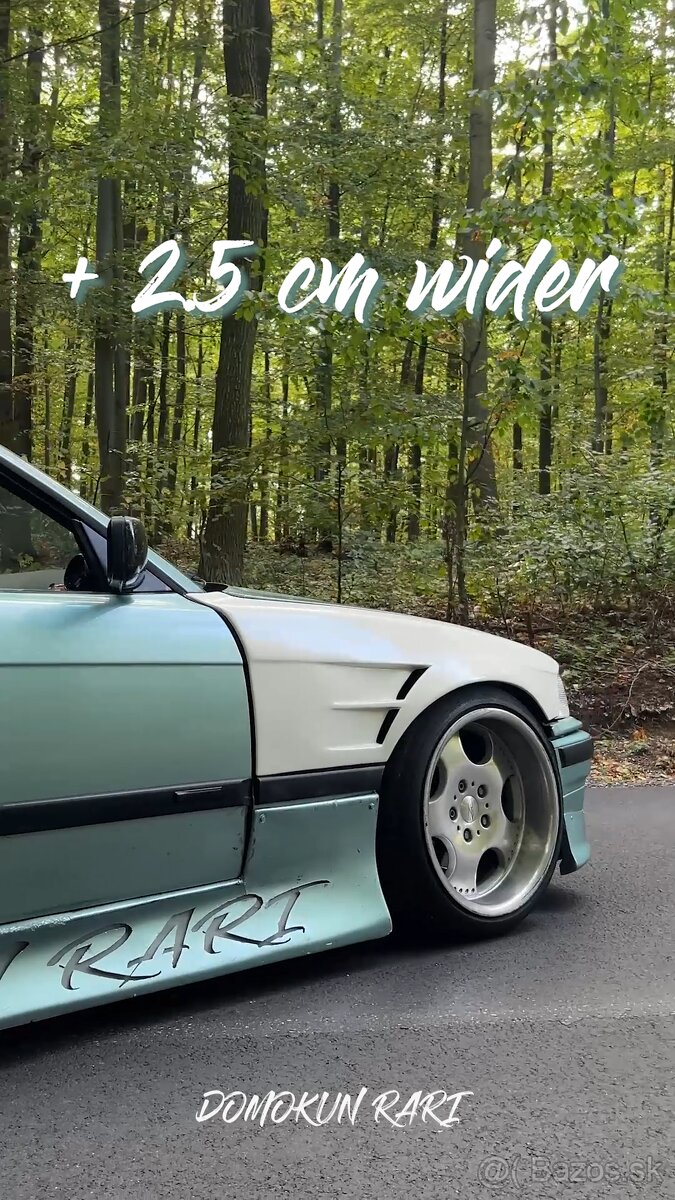 BMW E36 Rozšířené blatníky Coupe/Cabrio