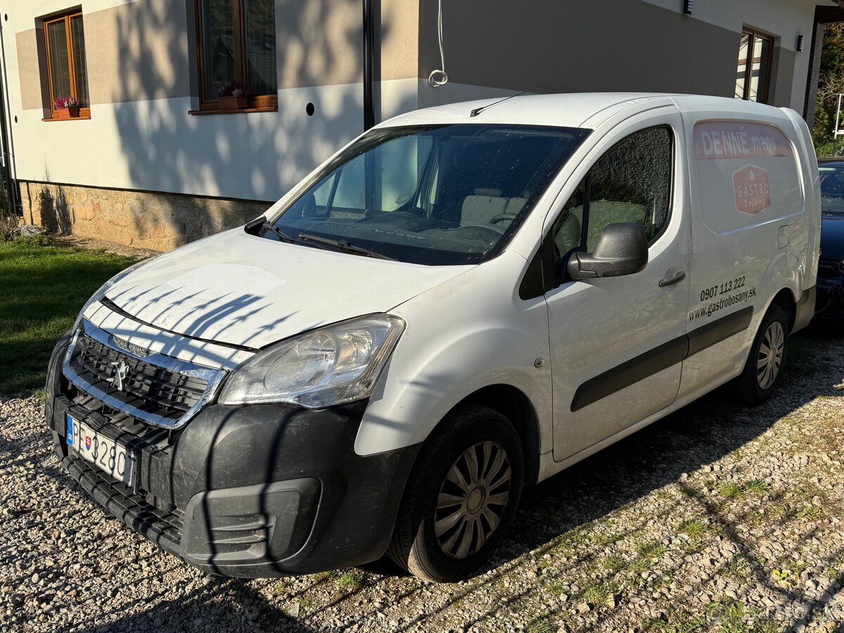 Peugeot Partner XL 1.6HDI 2017 PLNE POJAZDNÉ