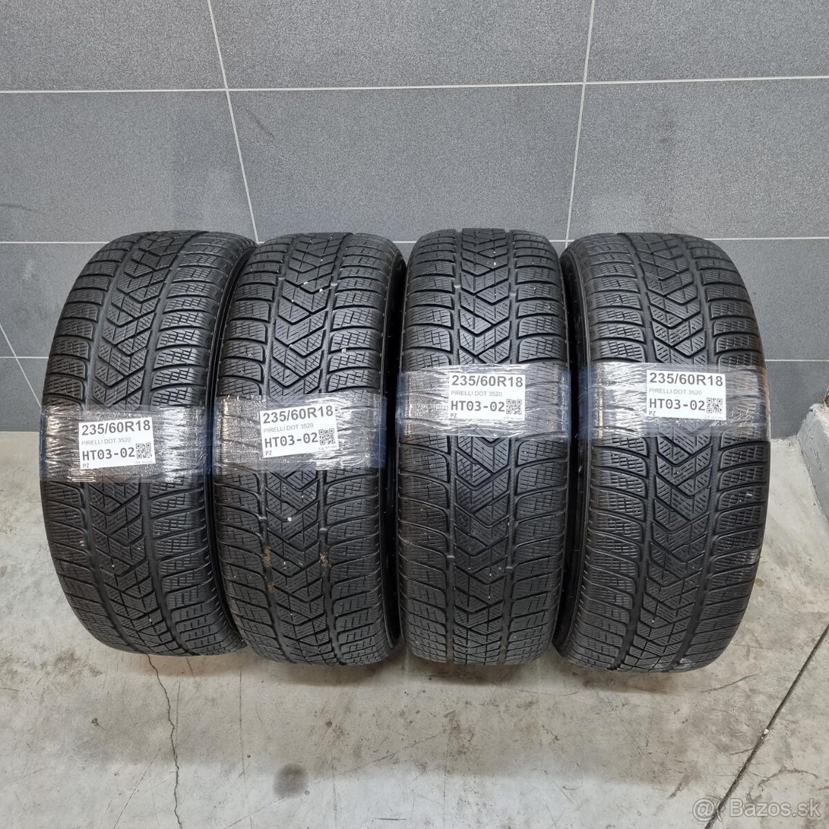 Zimné pneumatiky 235/60 R18 PIRELLI DOT3520