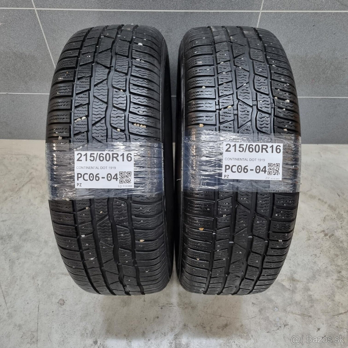 Zimné pneumatiky 215/60 R16 CONTINENTAL DOT1919