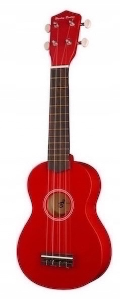 Predám červené sopránové ukulele