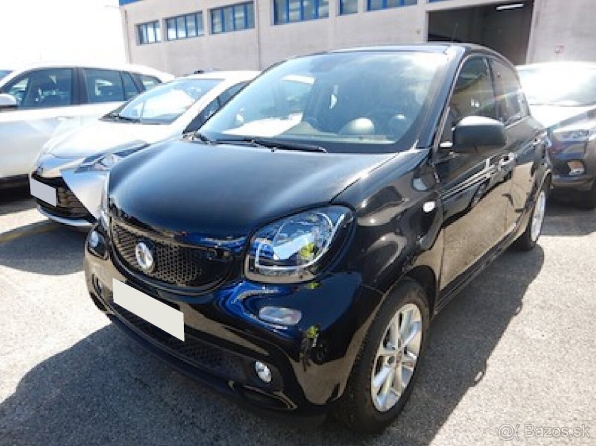 Smart ForFour r.9/2019, 60kW/72k, 1.majiteľ, čierna metalíza