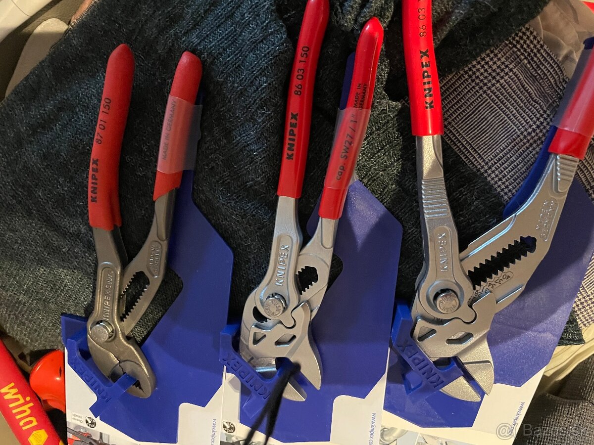 KNIPEX naradie + stavebne METRE, BOX NA NARADIE