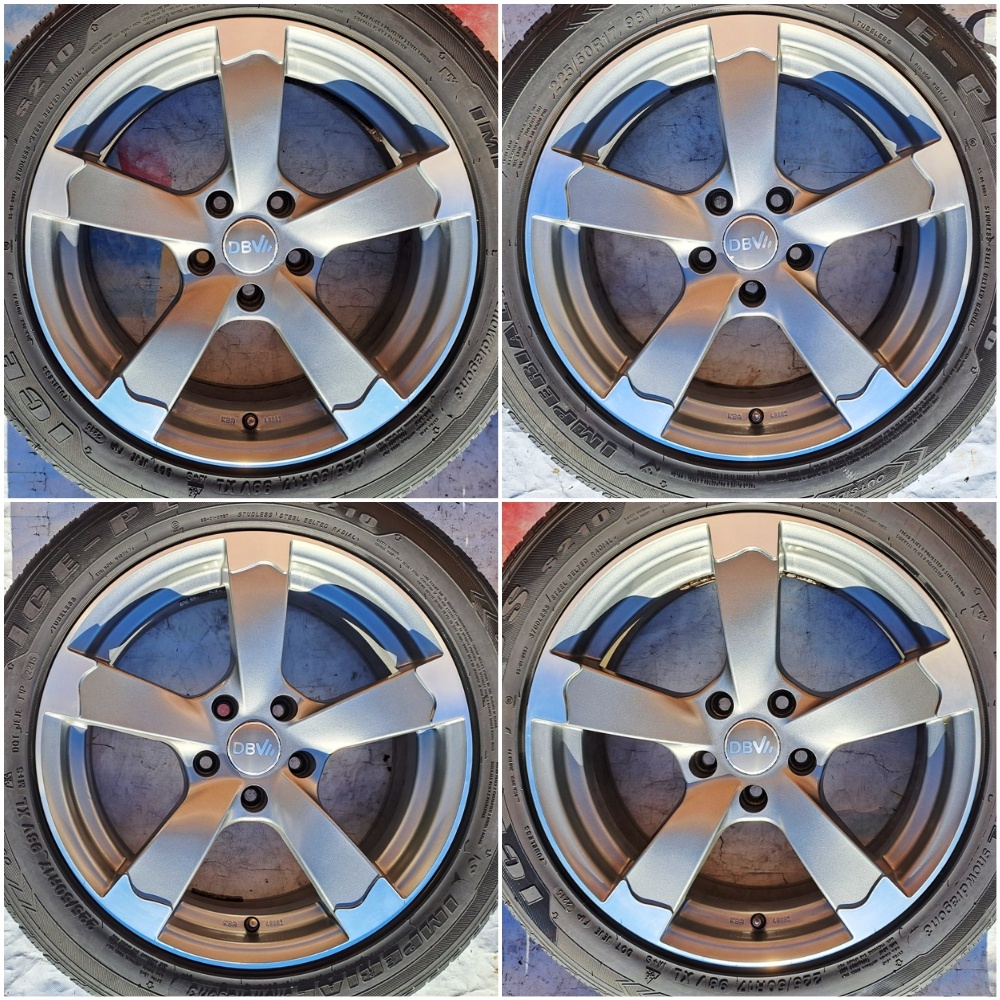 5x112 Rotor 5 Lúč VW Škoda Seat 225 50 R17 Zimné pneumatiky