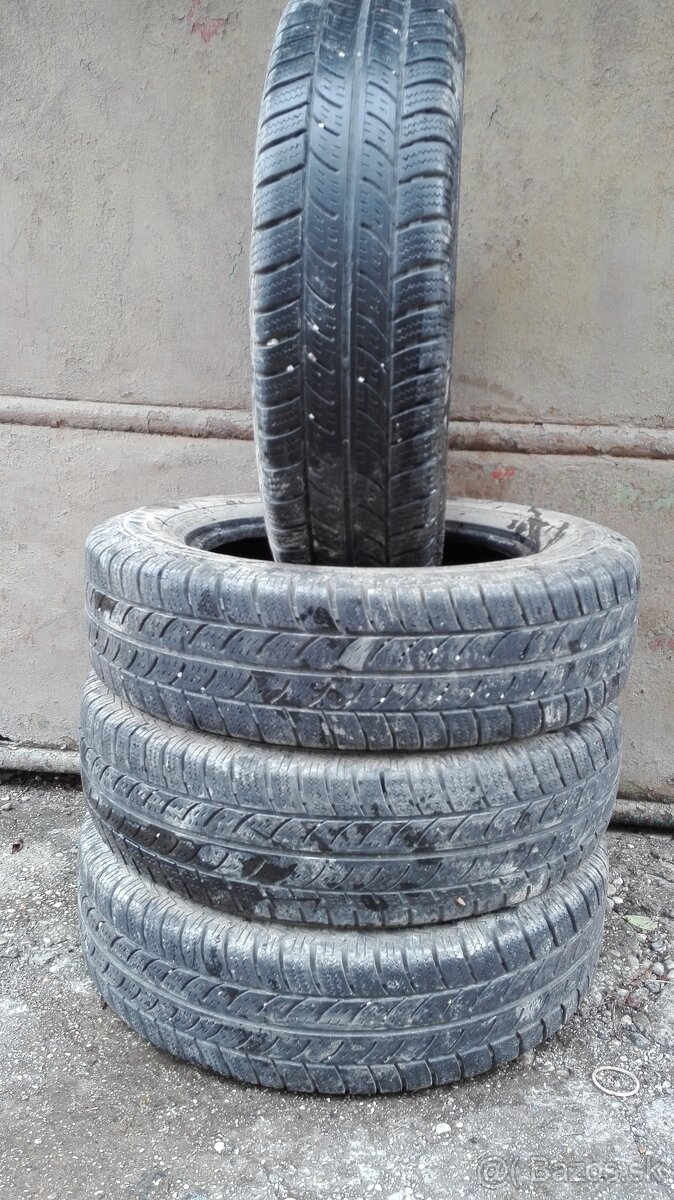 Predám 4-Zimné pneumatiky Continental Vancontact 195/75 R16C