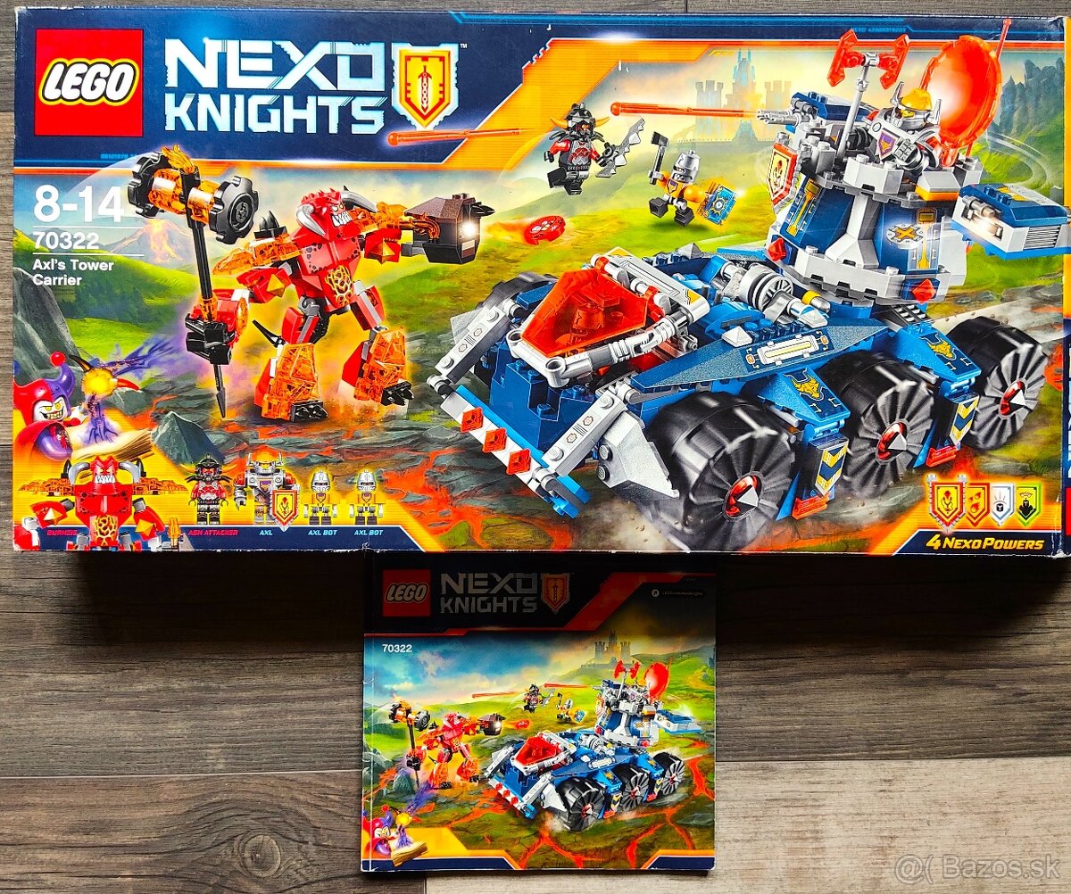 LEGO Nexo Knights 70322 Axlov vežový transportér