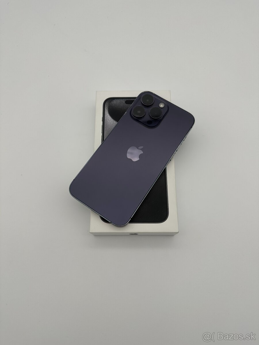 iPhone 14 Pro Max 128GB Deep Purple KOMPLET + ZÁRUKA