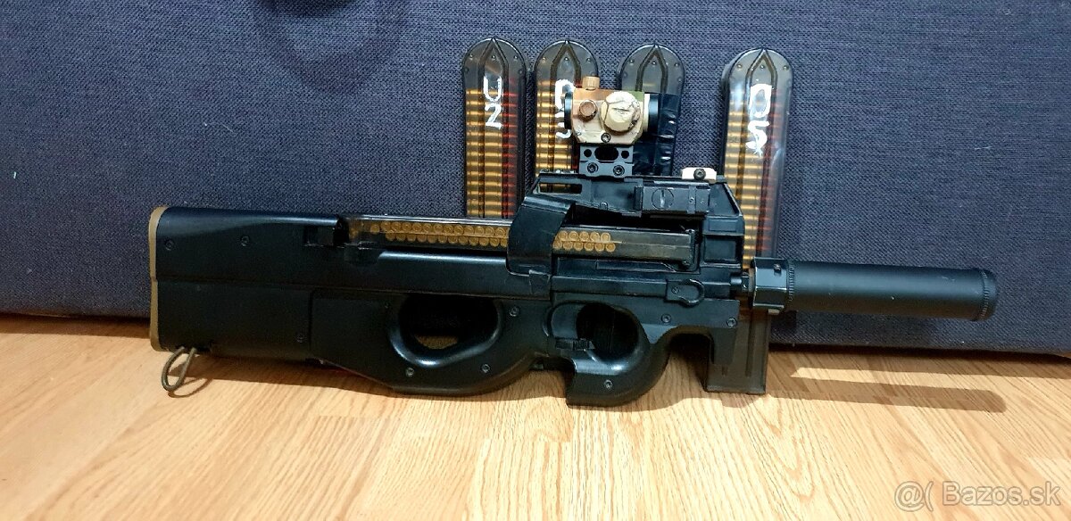 FN P90 full upgrade AIRSOFT (znížená cena s 270)