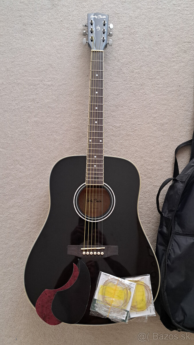 Predám akustickú gitaru Harley Benton D-120 Black