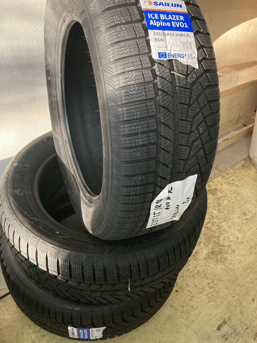 3pneu nove zimné SAILUN 235/55 R18