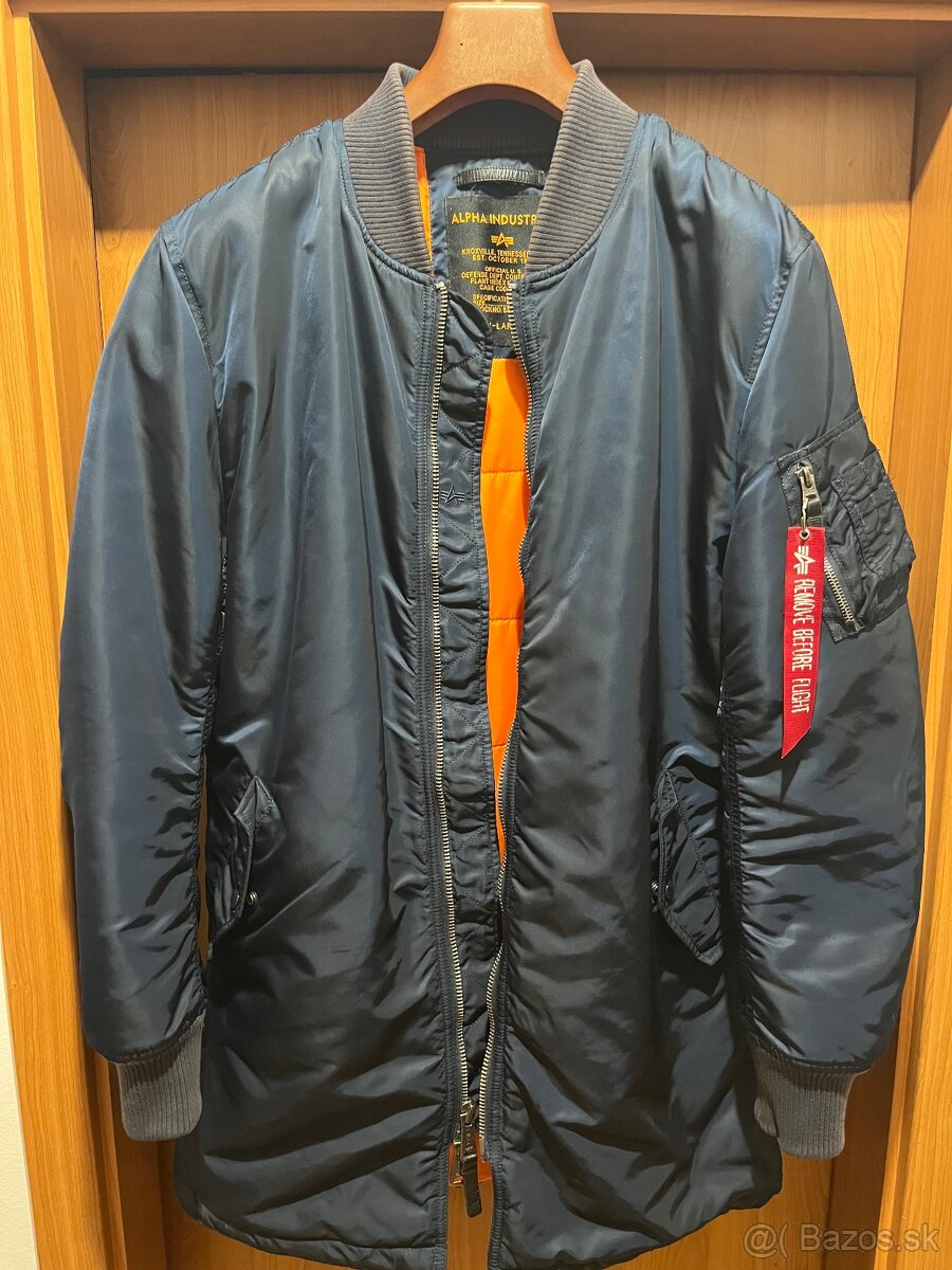 ALPHA INDUSTRIES MA-1 TT COAT BLUE