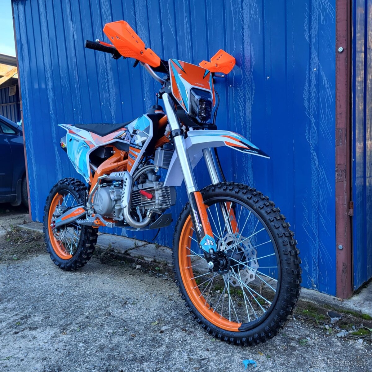 Pitbike 190cc ASIX Estart oranžová