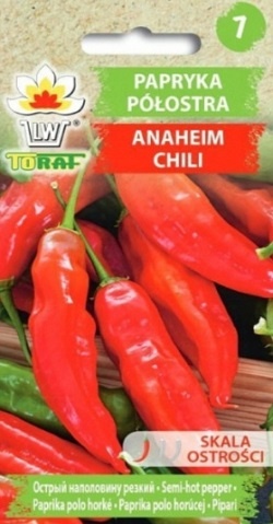 Chilli paprička, Anaheim (semena)