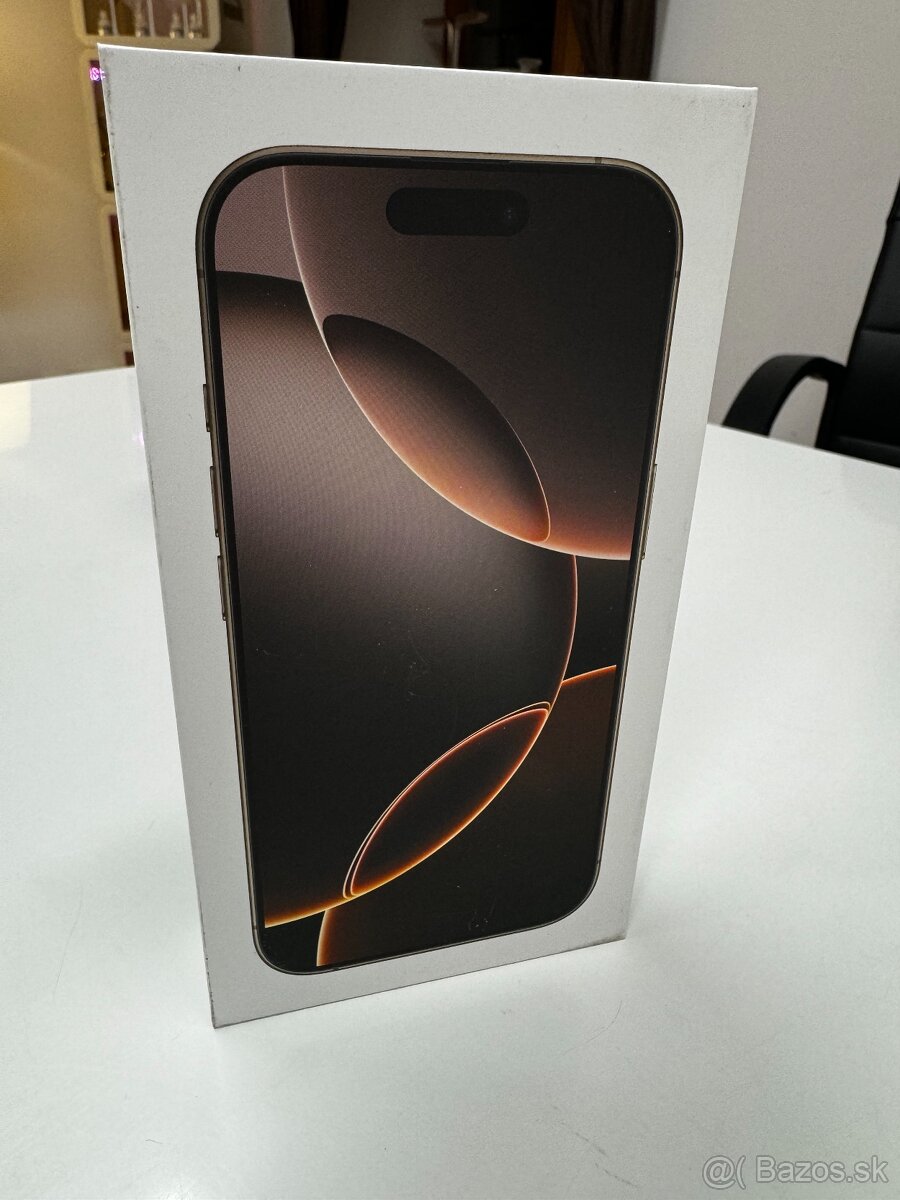 Predám Apple iPhone 16 Pro 256GB púštna titánová