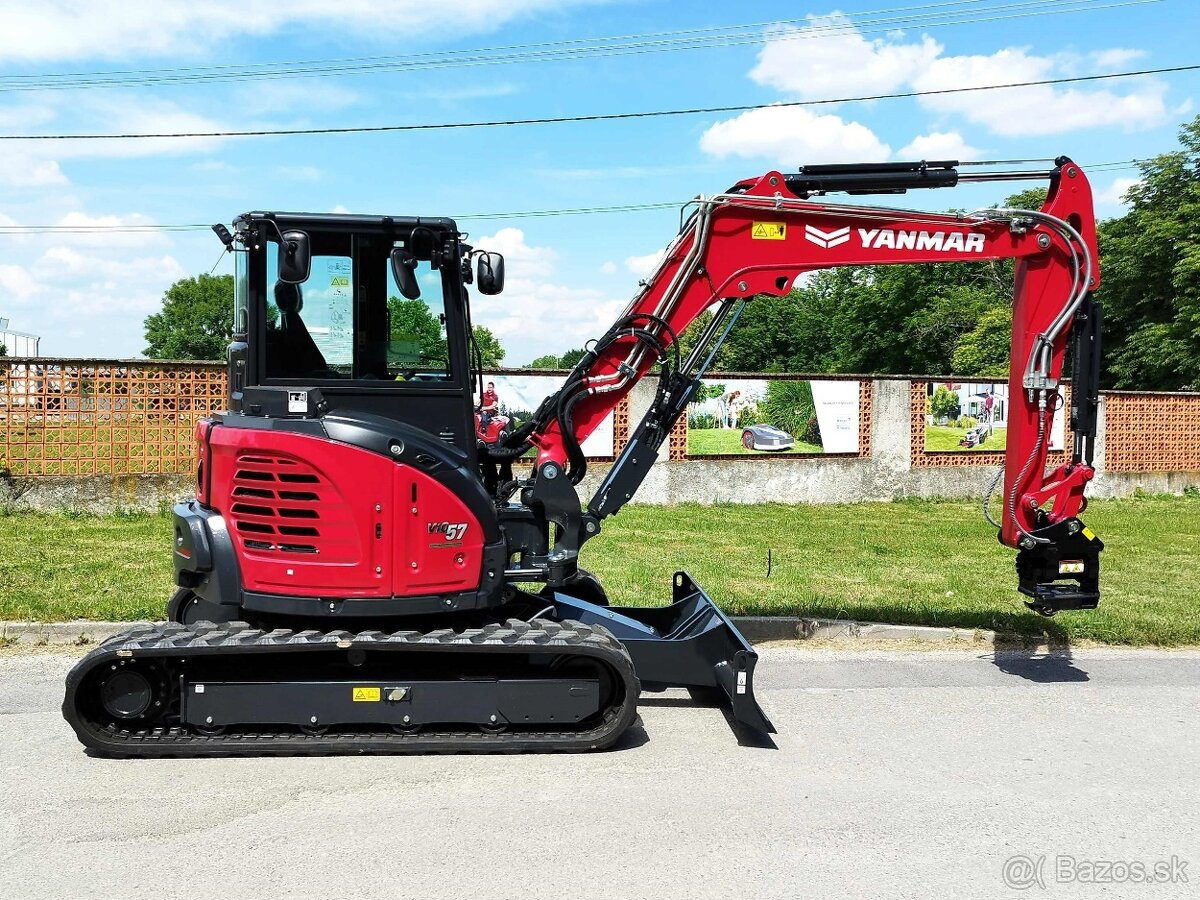 bager Yanmar ViO57-6 rypadlo + powertilt