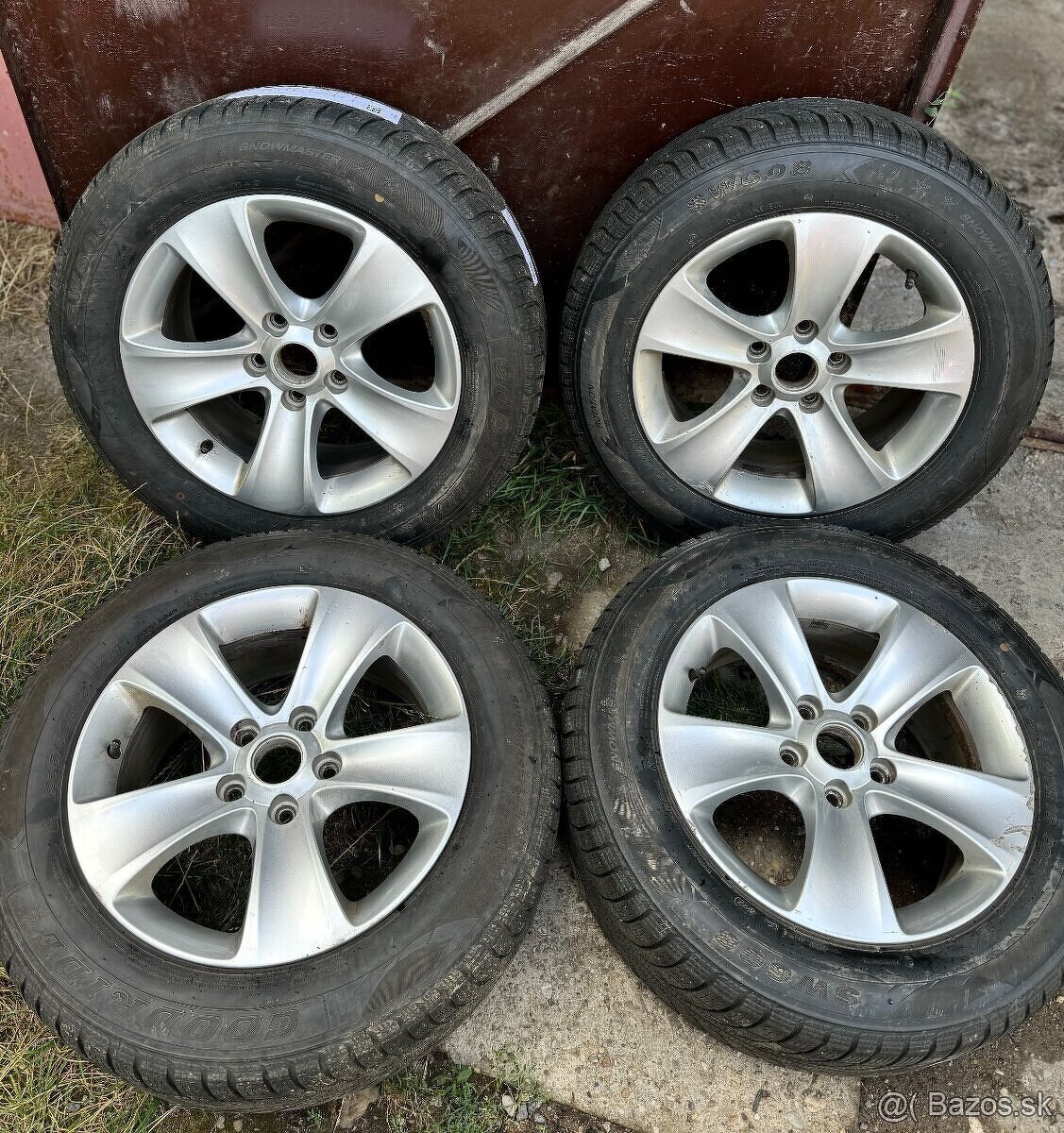 Zimná sada alu disky original Škoda 215/60 R16