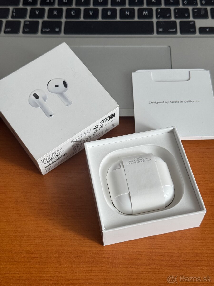 Apple AirPods 4 - nové, komplet balenie, rok záruka