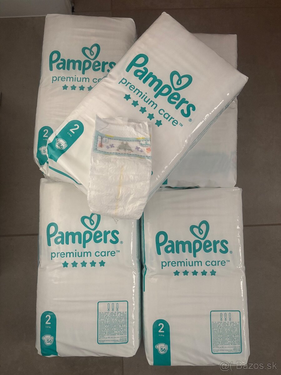 Plienky pampers premium care 2