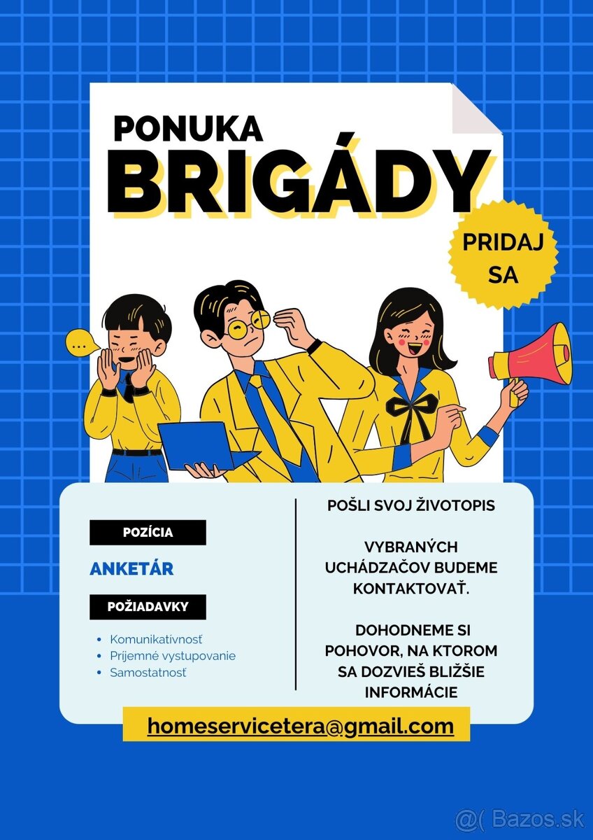 Brigáda anketár Sabinov-Lipany a okolie