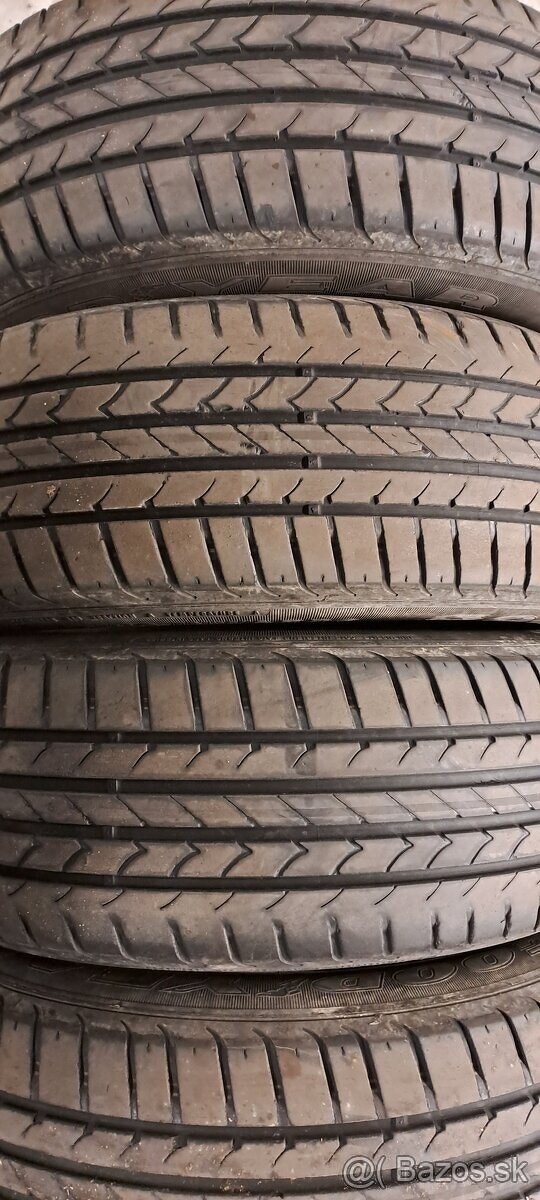 Predám 4ks jazdené letné 185/65r15-92T Good Year